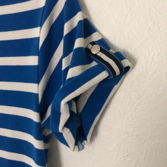 SPERRY- blue and white striped cotton dress - Picture 3 of 6